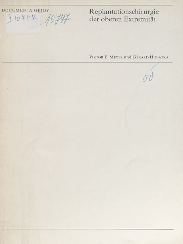 Replantationschirurgie der oberen Extremitat