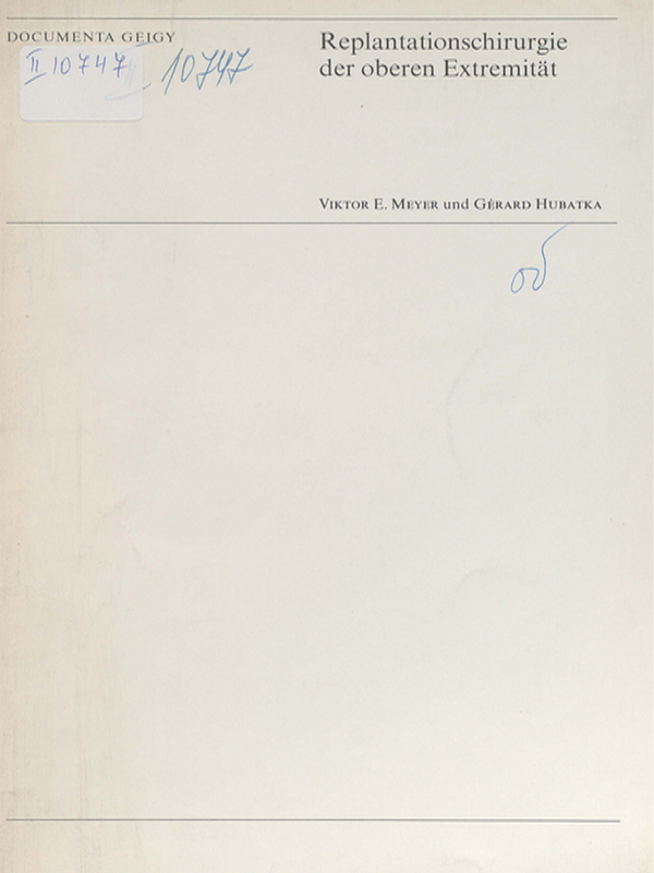 Replantationschirurgie der oberen Extremitat