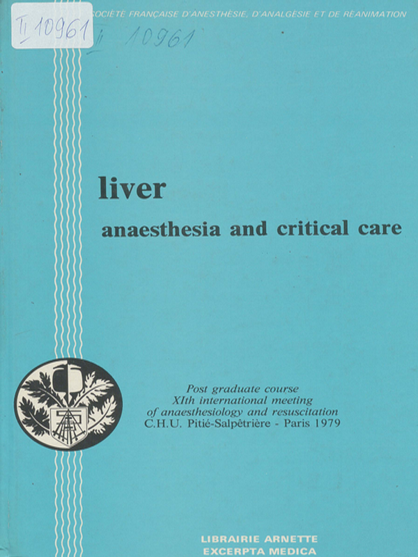 Liver anaesthesia and critical care