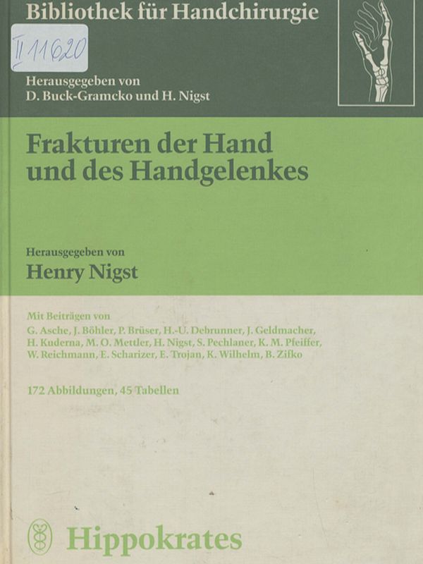 Frakturen der Hand und des Handgelenkes