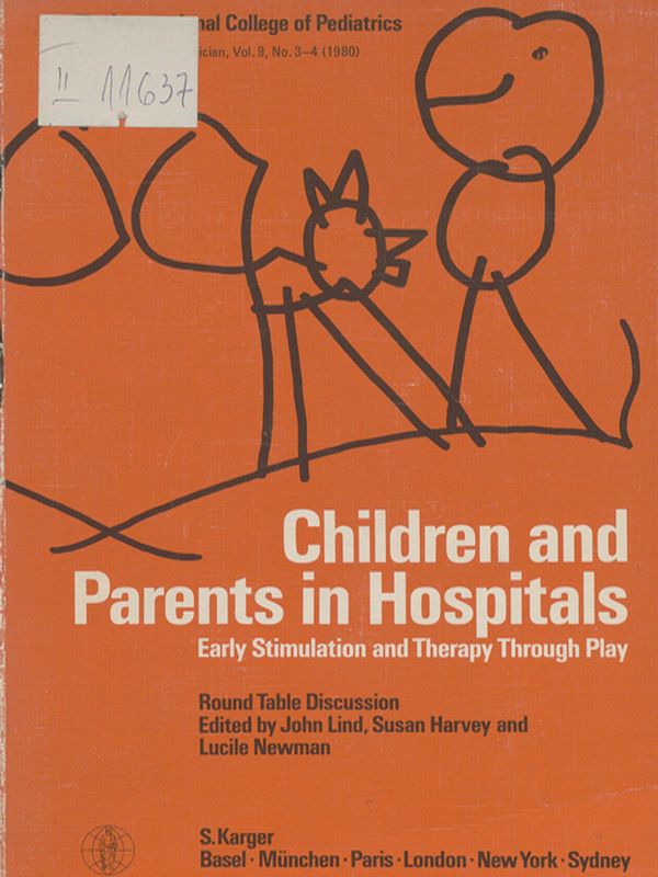 Children and parents in hospital. Early stimulation and therapy trough play