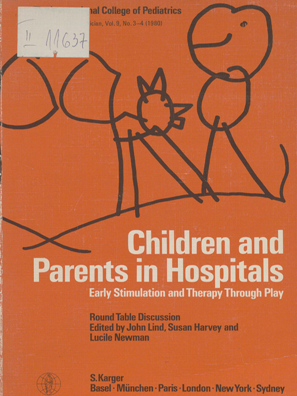 Children and parents in hospital. Early stimulation and therapy trough play