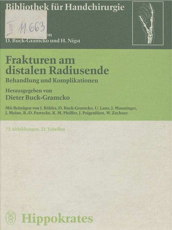 Frakturen am distalen Radiusende