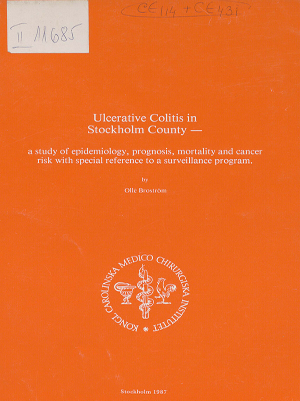 Ulcerative colitis in Stockholm county