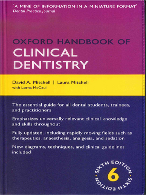 Oxford handbook of clinical dentistry