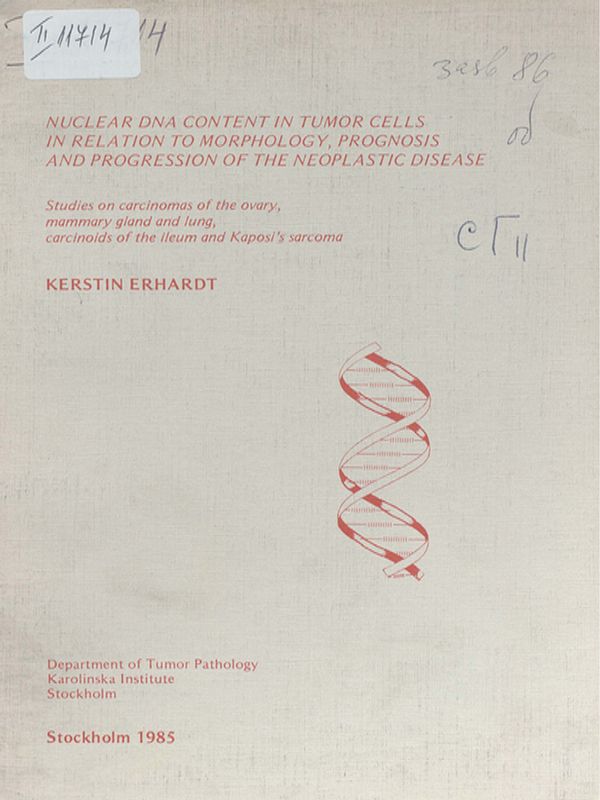 Nuclear DNA content in tumor cells in relation to morphology, prognosis and progression of the neoplastic disease