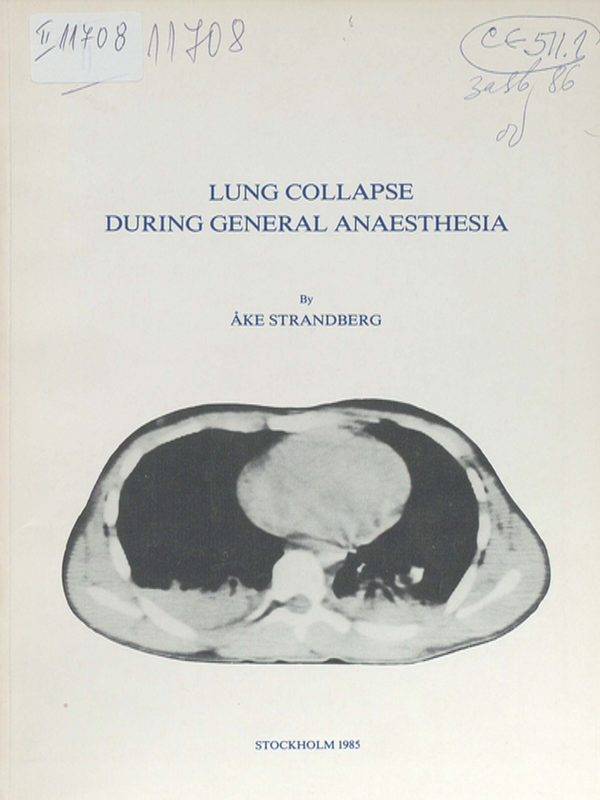 Lung collapse during general anaesthesia