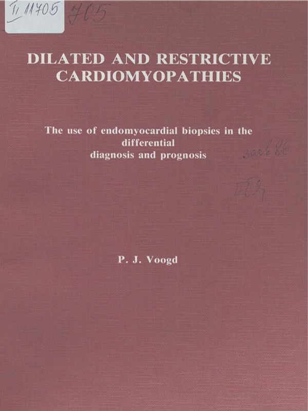 Dilated and restrictive cardiomyopathies