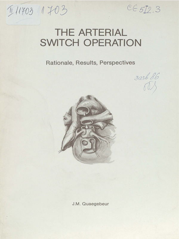 The arterial switch operation