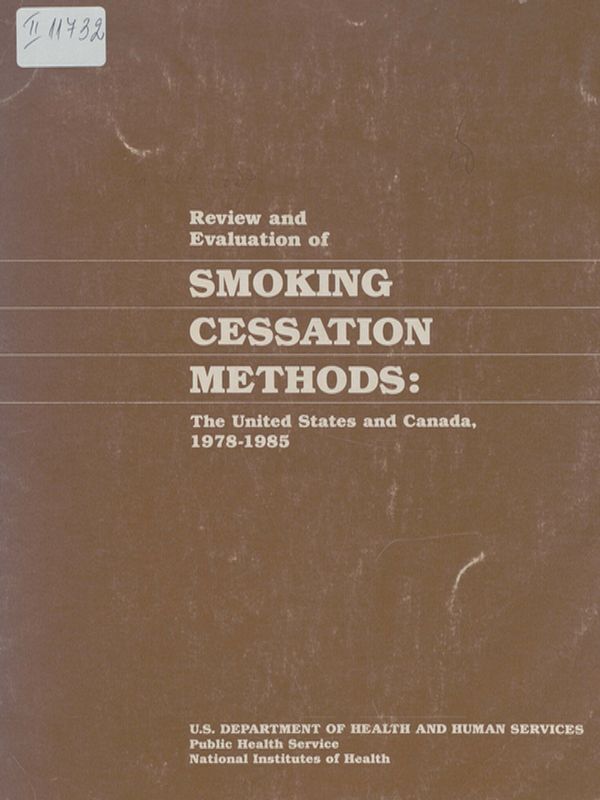 Review and evaluation of smoking cessation methods
