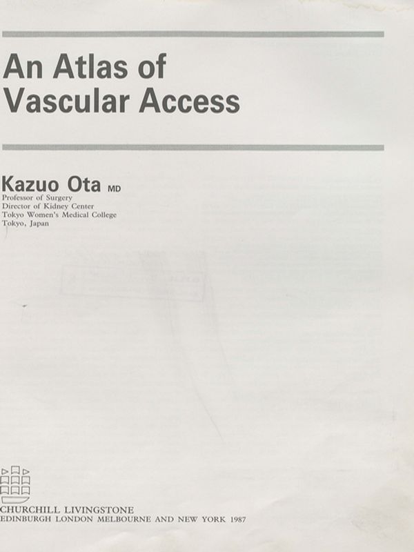 An atlas of vascular access