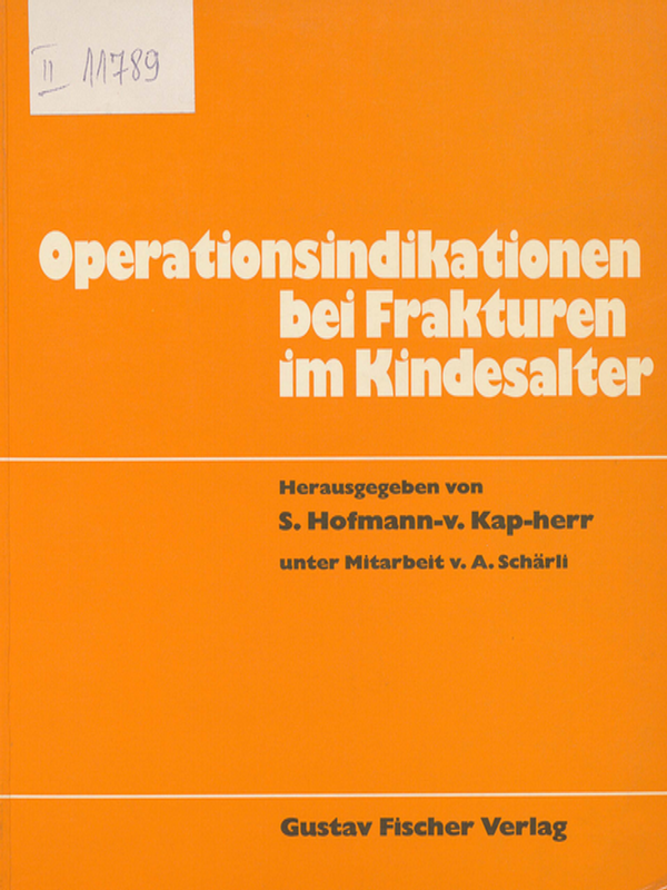 Operationsindikationen bei Frakturen im Kindesalter