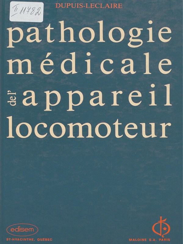 Pathologie medicale del' appareil locomoteur