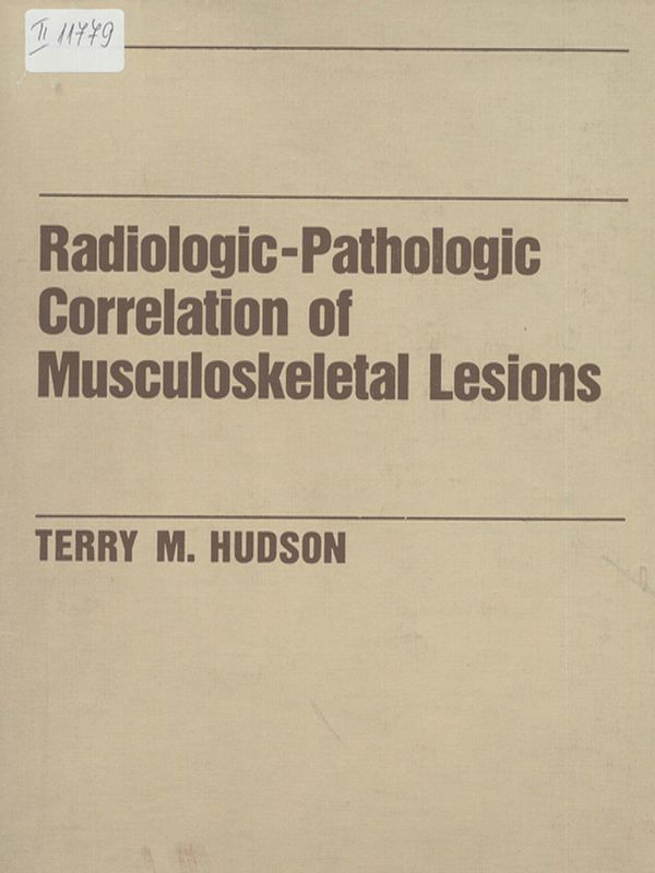 Radiologic-pathologic correlation of musculoskeletal lesions