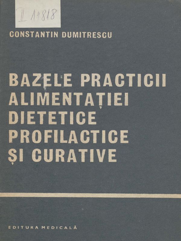 Bazele practicii alimentatiei dietetice profilactice si curative
