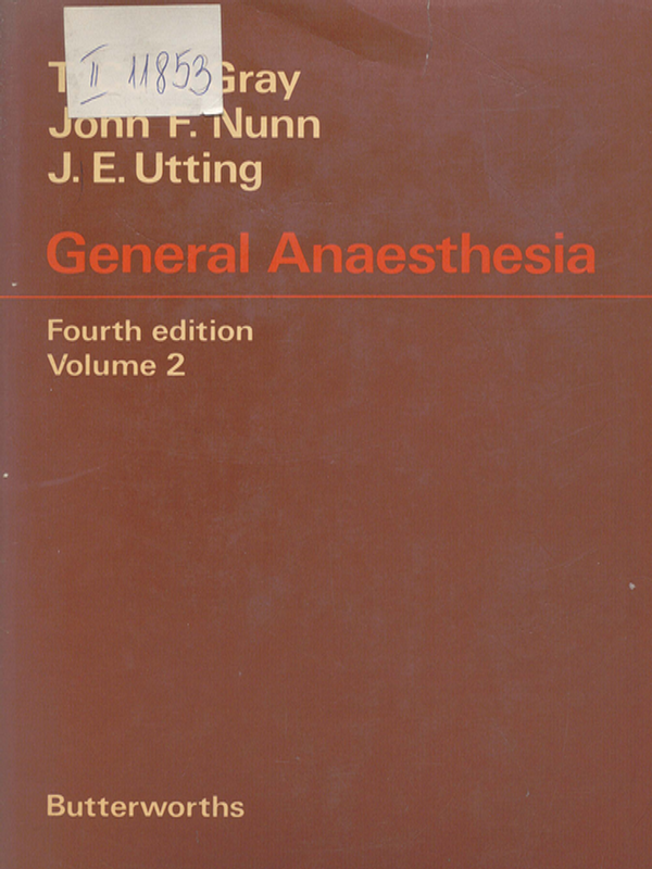 General anaesthesia