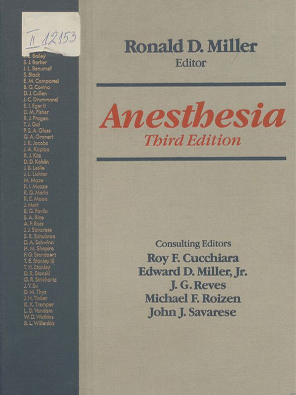 Anesthesia