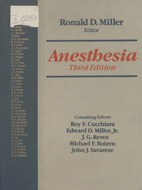 Anesthesia