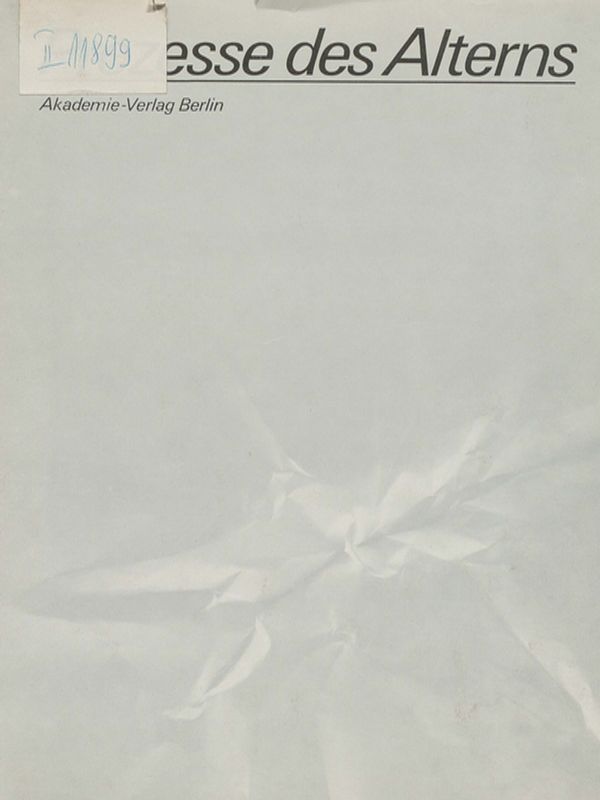 Prozesse des Alterns