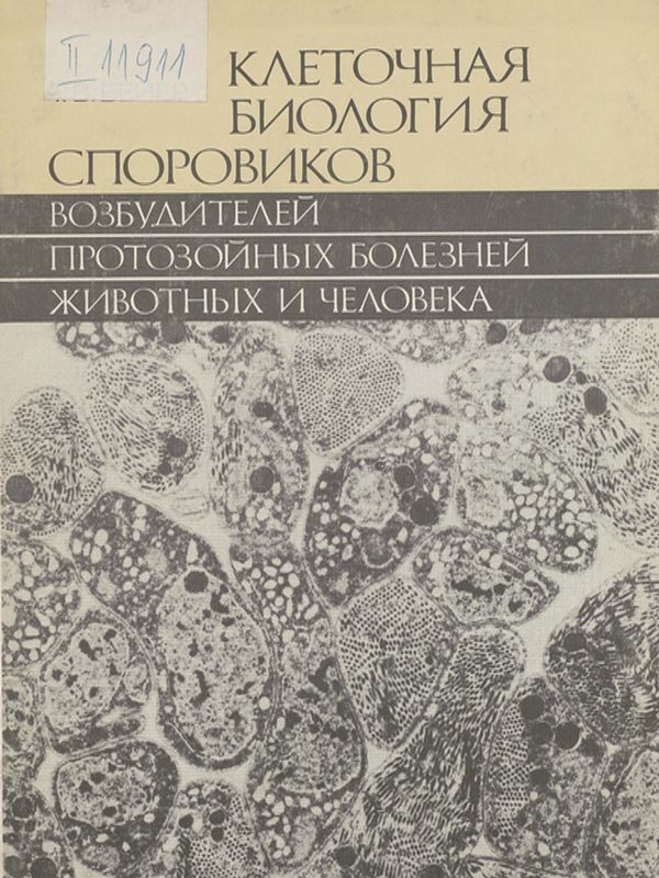 Клеточная биология споровиков - возбудителей протозойных болезней животных и человека