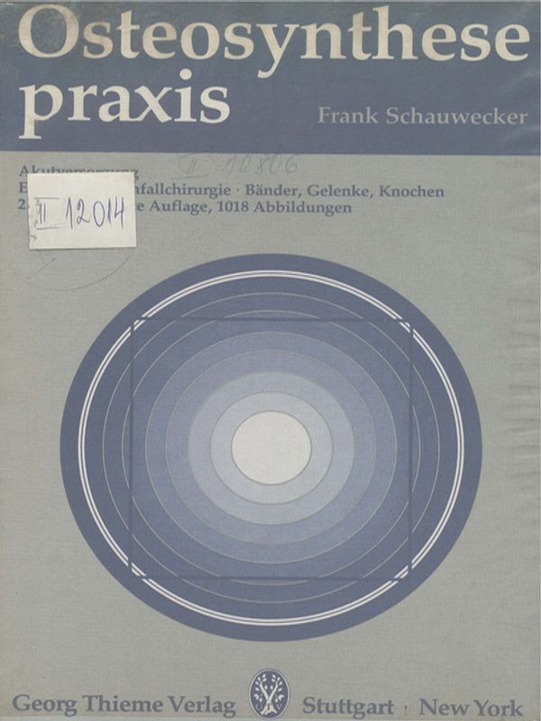 Osteosynthese praxis