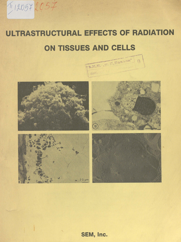 Ultrastructural effects of radiation on tissues and cells
