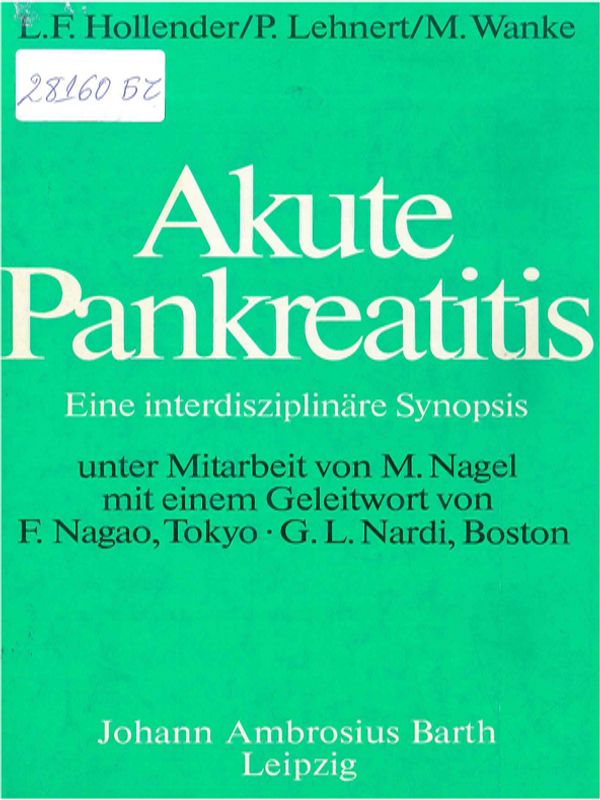 Akute Pankreatitis