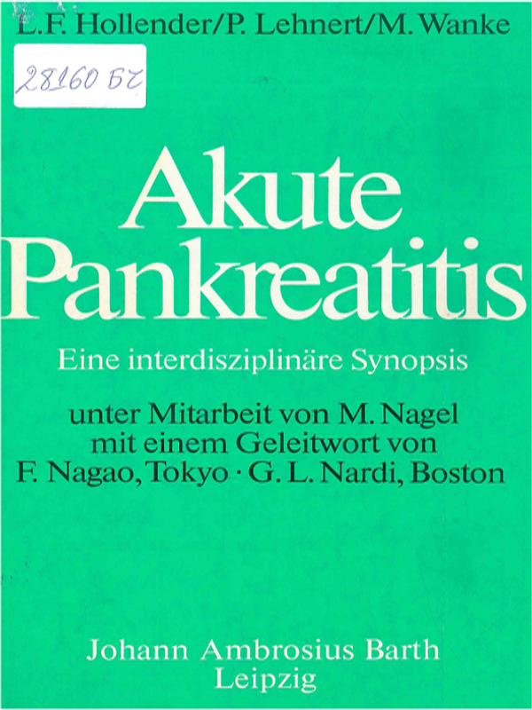 Akute Pankreatitis