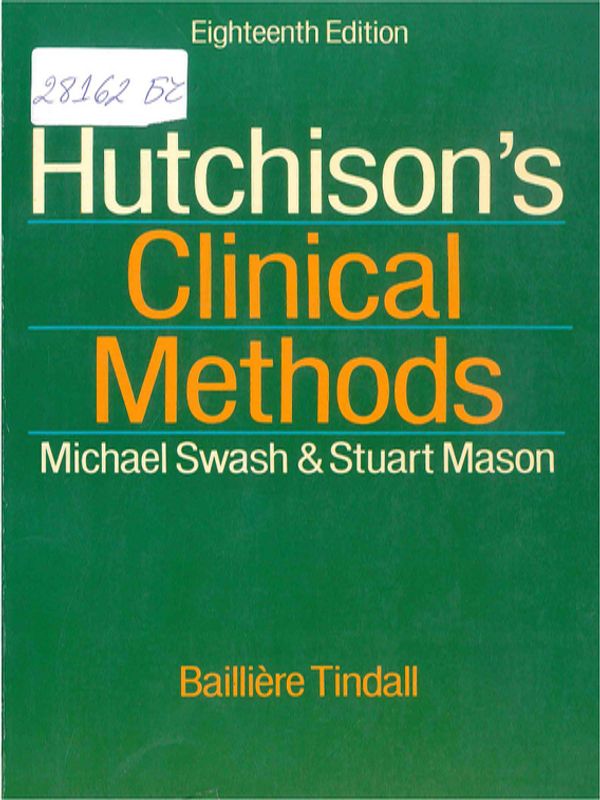 Hutchison`s clinical methods