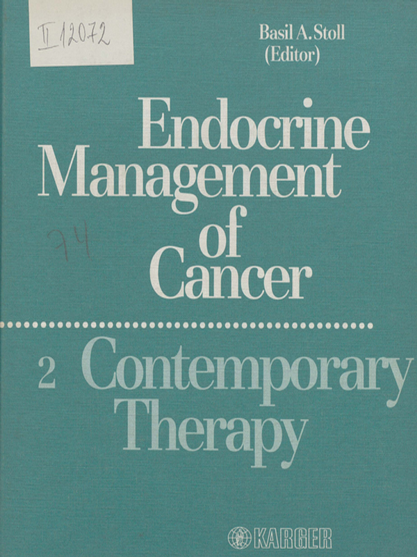 Endocrine management of cancer