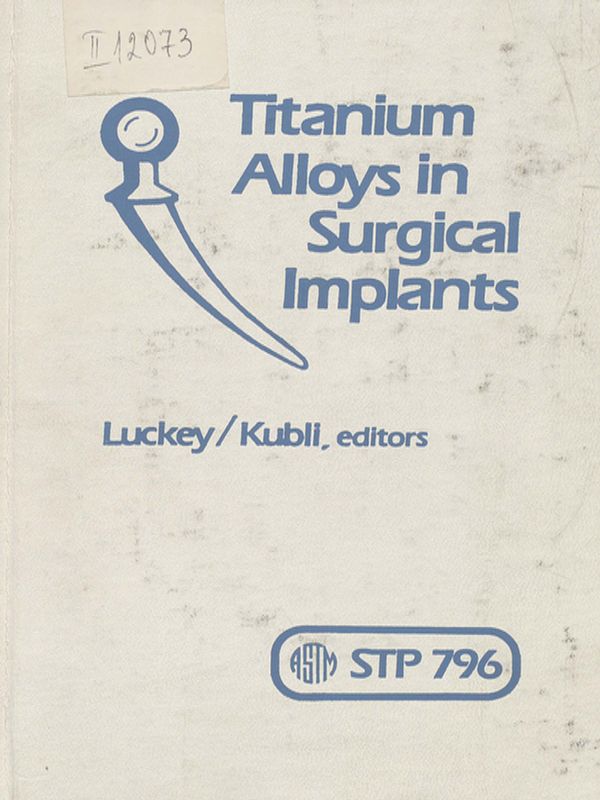 Titanium alloys in surgical implants