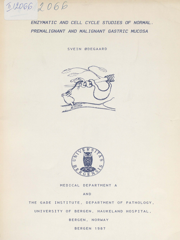 Enzymatic and cell cycle studies of normal, premalignant and malignant gastric mucosa