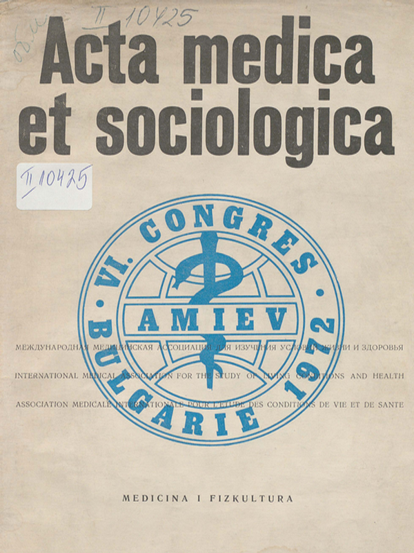 Acta medica et sociologica