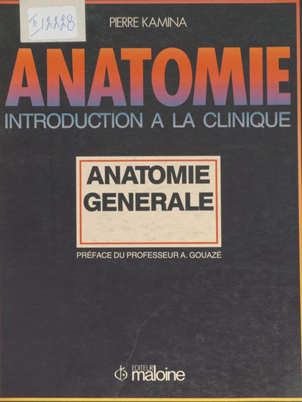Anatomie : Introduction a la clinique
