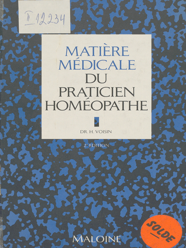 Matiere medicale du praticien homeopathe