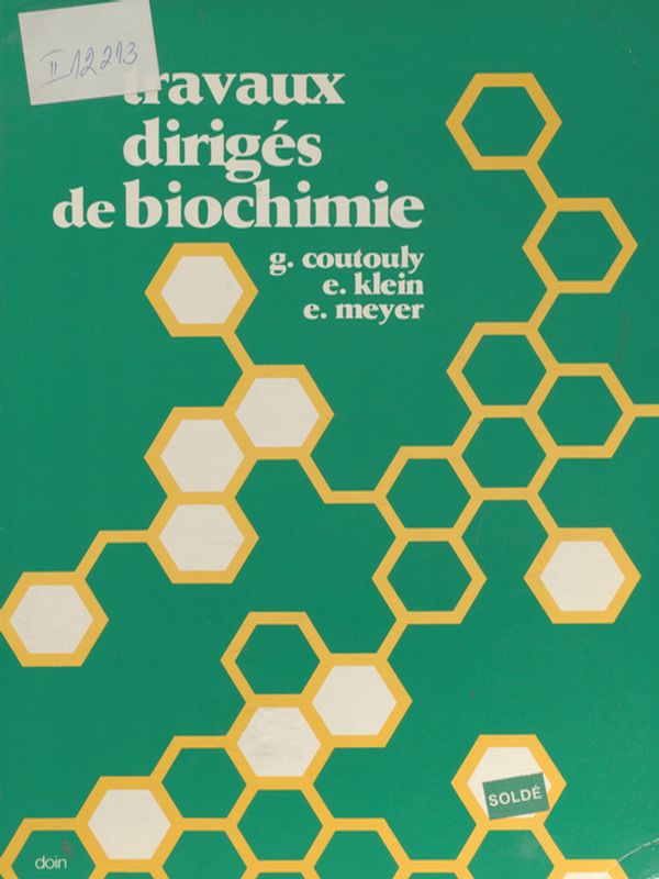 Travaux diriges de biochimie