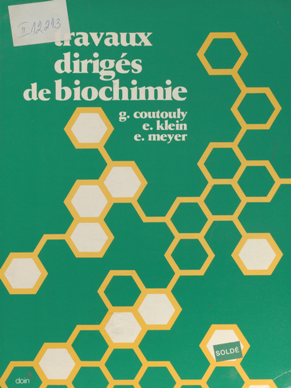 Travaux diriges de biochimie