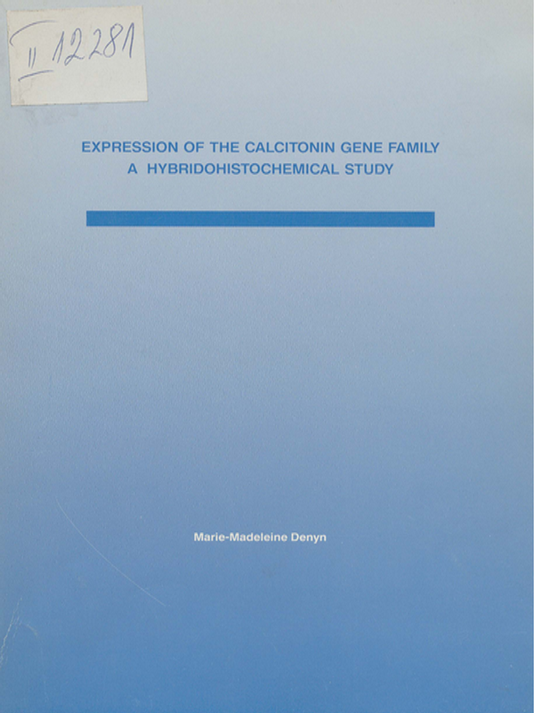 Expression of the calcitonin gene family