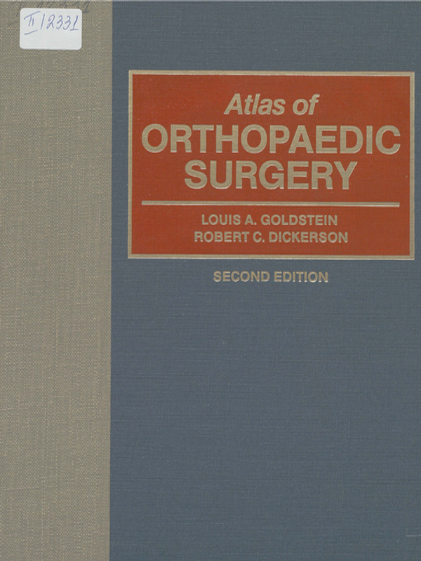 Atlas of orthopaedic surgery