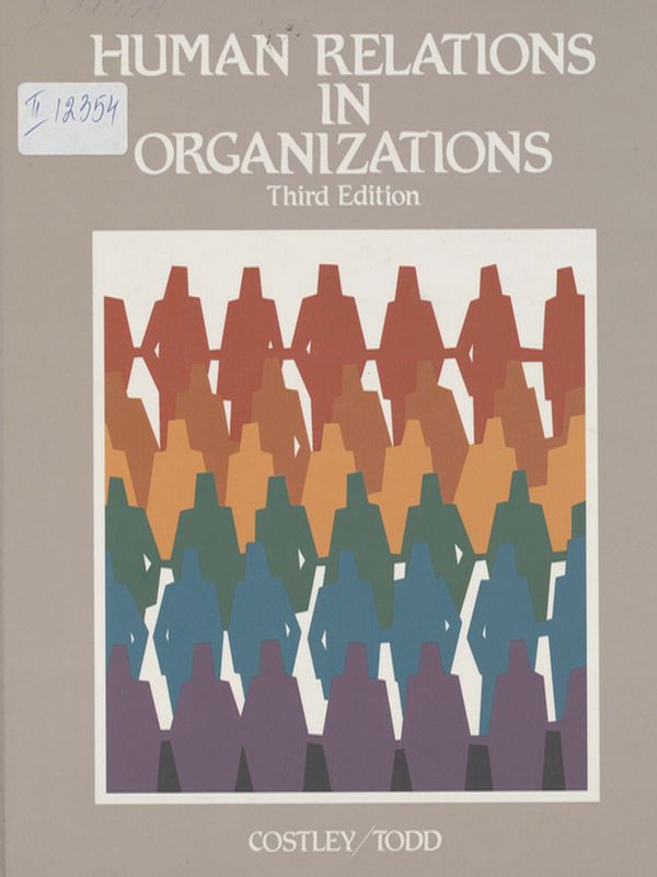 Human relations in organisation