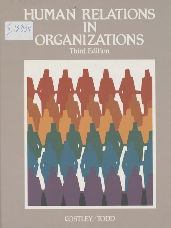 Human relations in organisation
