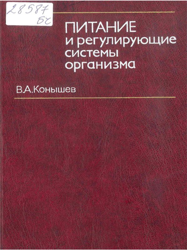 Питание и регулирующие системы организма