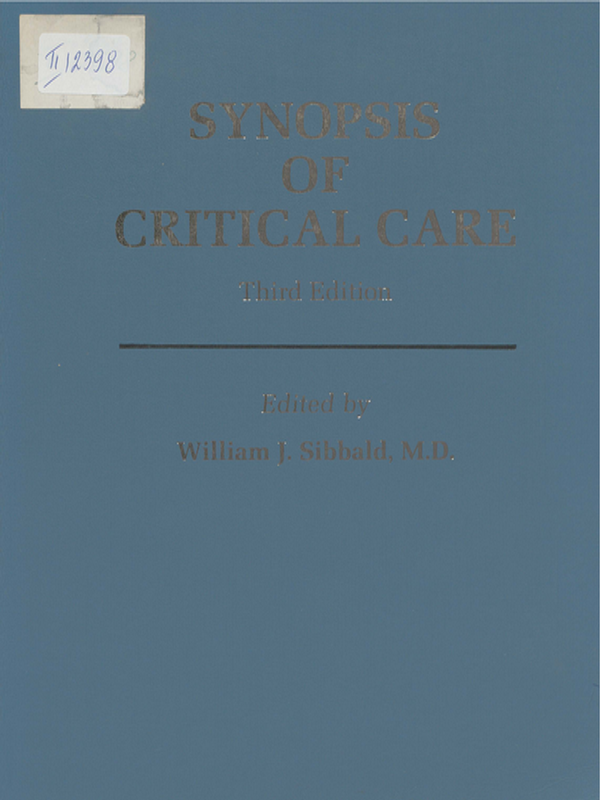 Synopsis of critical care