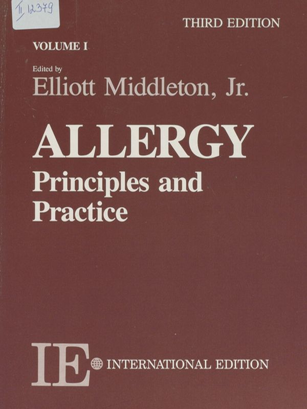 Allergy : Principles and practice
