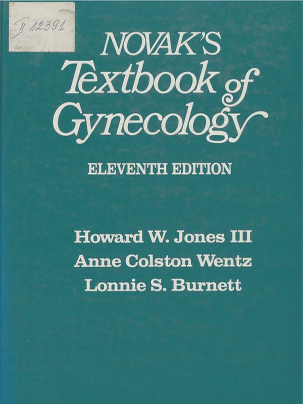 Novak's textbook of gynecology