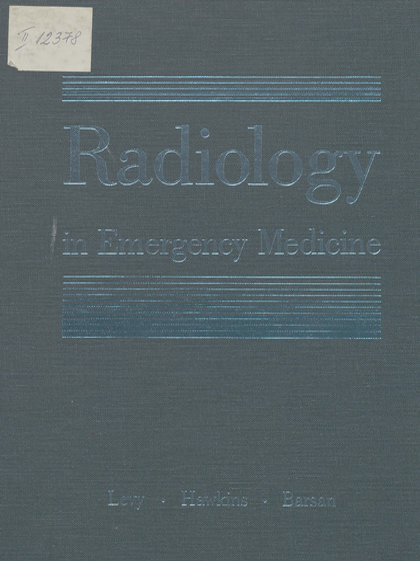 Radiology in emergency medicine