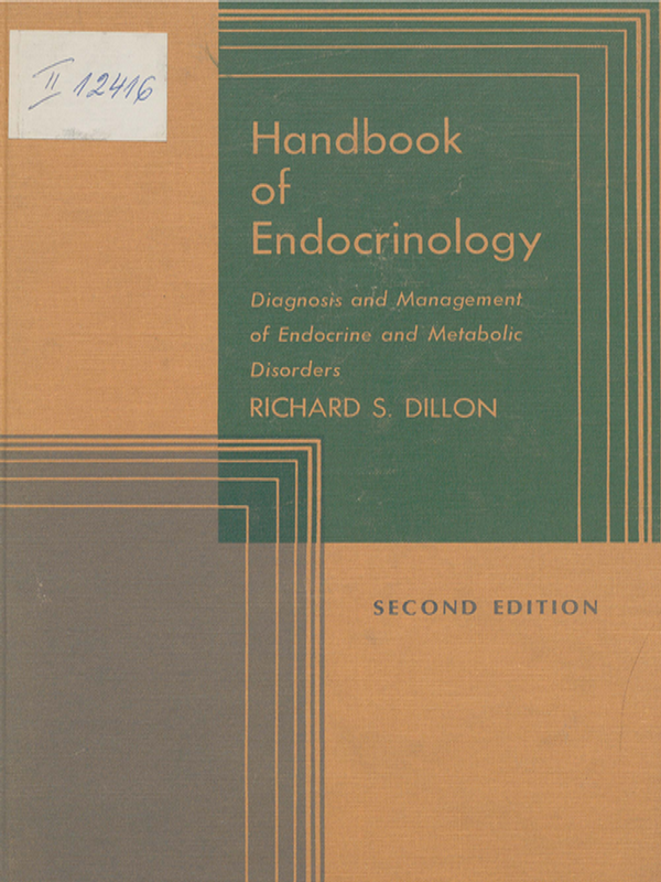 Handbook of endocrinology