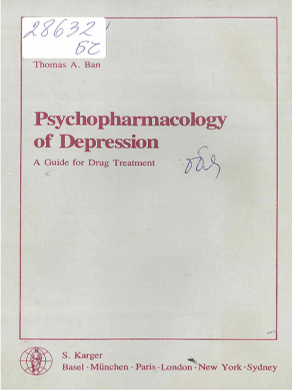 Psychopharmacology of depression