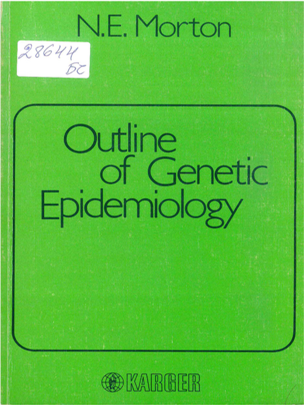 Outline of genetic epidemiology