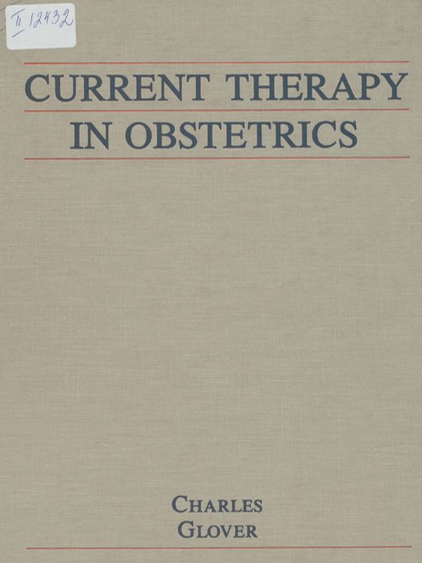 Current therapy in obstetrics